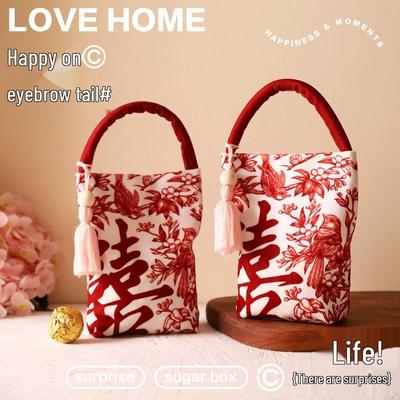 Elegantes Bolsas de Tela para Dulces de Boda y Regalos para Damas de Honor - Regalos de Agradecimiento Simples y de Alta Gama