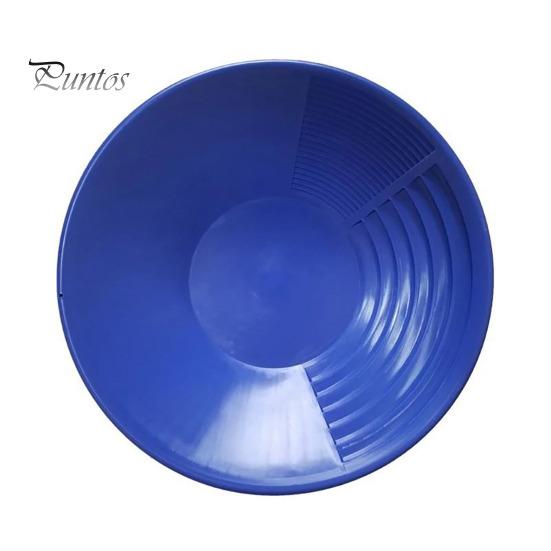 Ruční rýžovací pánev Těžká třírýhová pánev na prospekci vzácných kovů Přenosná lehká kulatá plastová pánev Sítovací nástroj