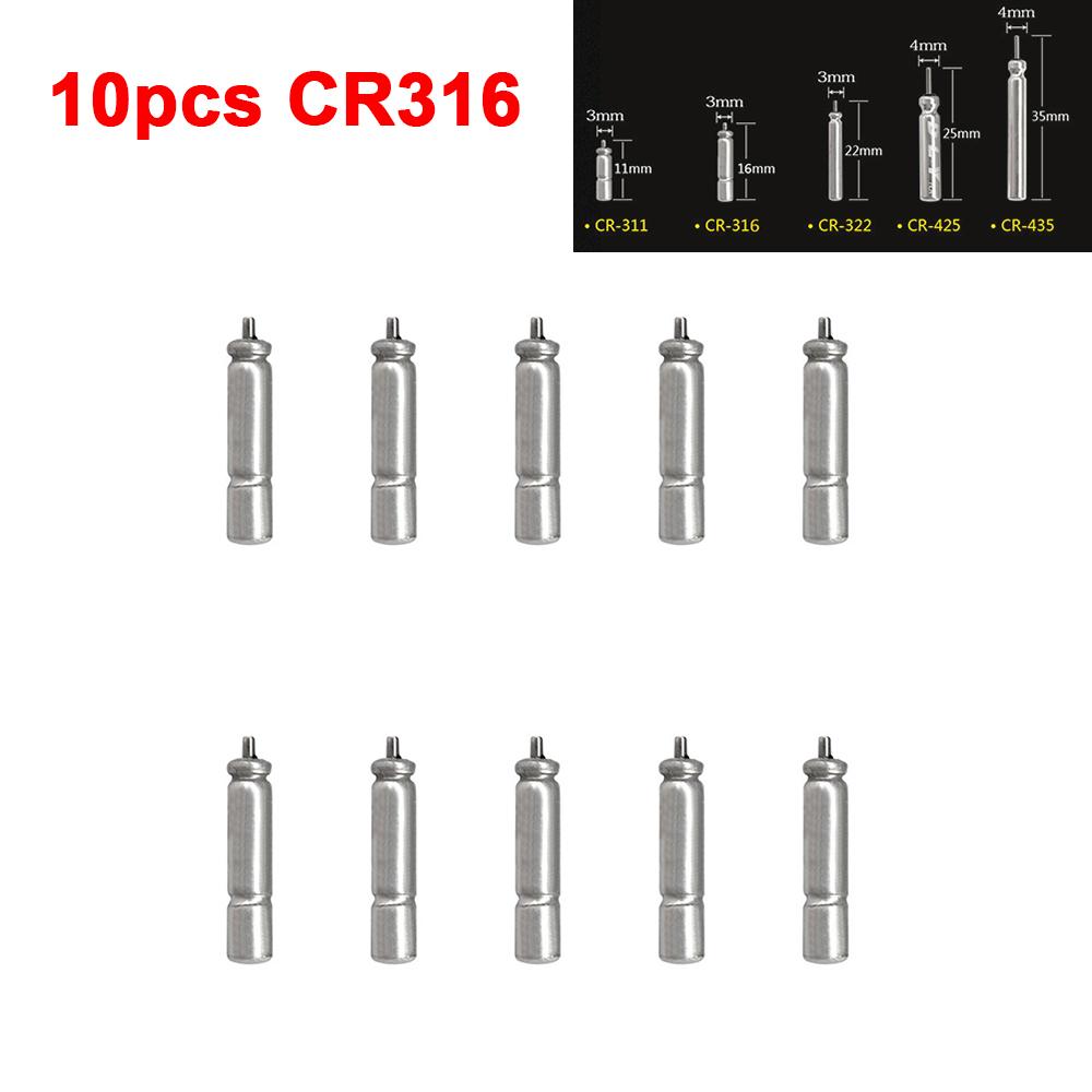 10-50pcs Electric Battery Luminous Fishing Float Lithium Pin Battery Tools Night Fishing Float Tackle CR311 CR322 CR425 CR435
