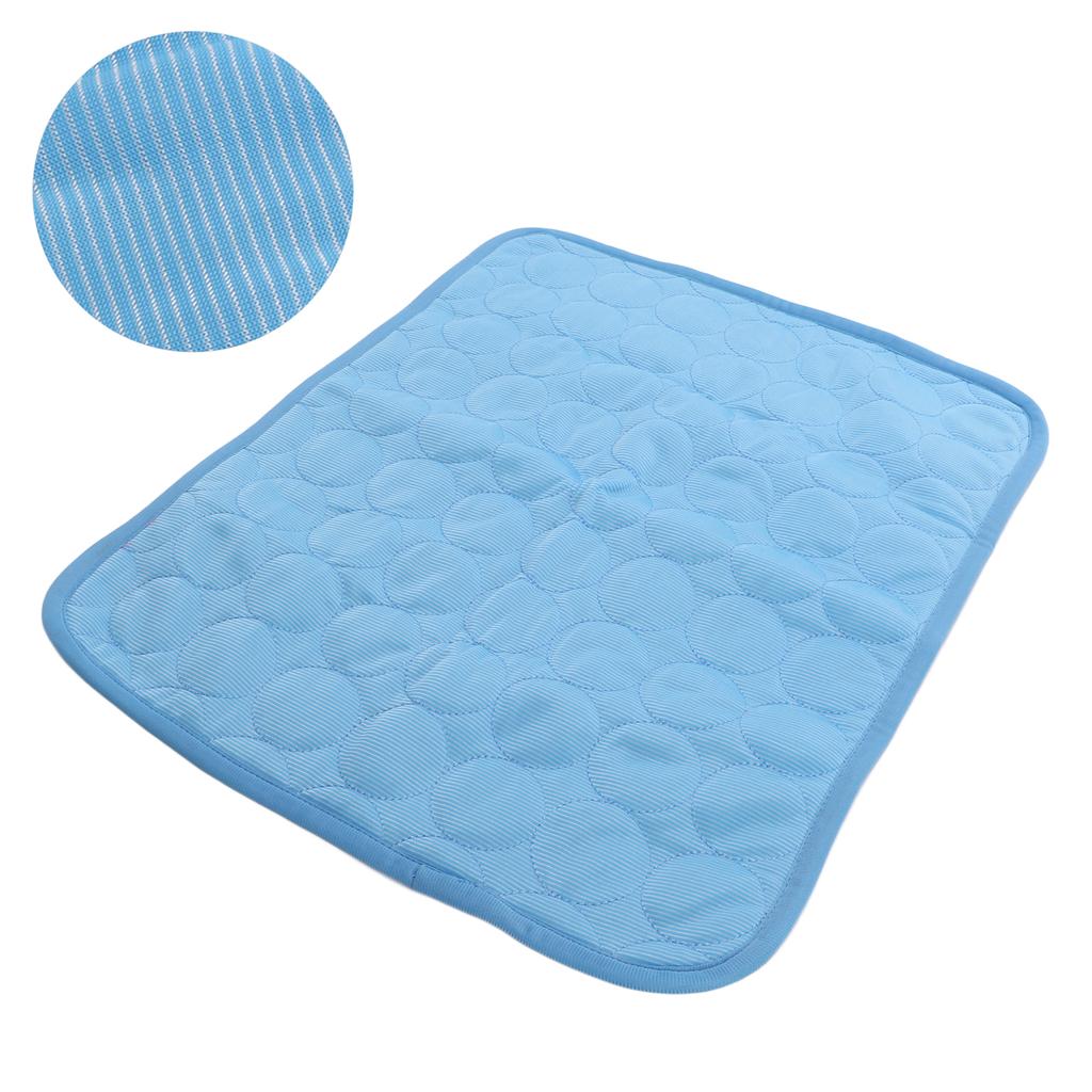Dog Cooling Mat Breathable Washable Reusable Portable Ice Silk Kennel Mat for Home and Travel