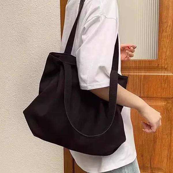 Large-capacity shoulder tote bag, office worker mother, female high school student, mommy bag, Oxford handbag