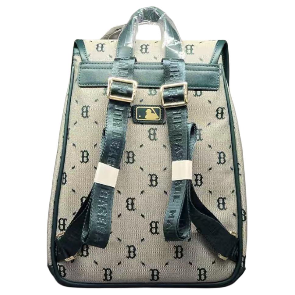 New MLB Polyester Backpack Regular Women's Green 7ABKMD74N-43BGL