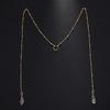 Handmade Design Bead Mask Chain Simple Style Tassel Decoration Metal Mask Chain Sexy Design Feather Face Chain Prom Accessories