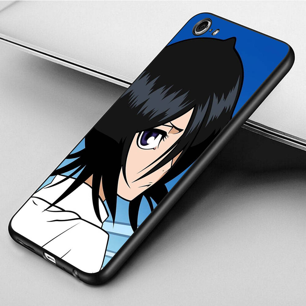 DT31 Bleach Anime Hülle für iPhone 16 15 Plus 14 13 12 11 Pro 8 7 6S 6 SE 5S X XR XS Max Realme C30 C33 C31 9I Huawei P30 Schwarz Weiche Hülle