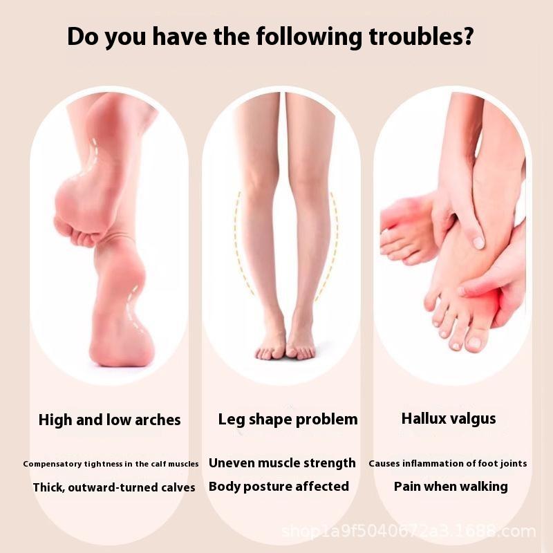 2 Stücke Fußgewölbetrainer Fitness Bein Zehen Plantarfasziitis Funktionstrainer Daumen Valgus Corrector Zehenschienen Gesäß Fußgewölbetrainer