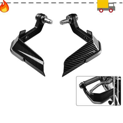 Motorrad Lenker Windabweiser Handschützer Windschutz Griffschutz Abdeckung Schwarz