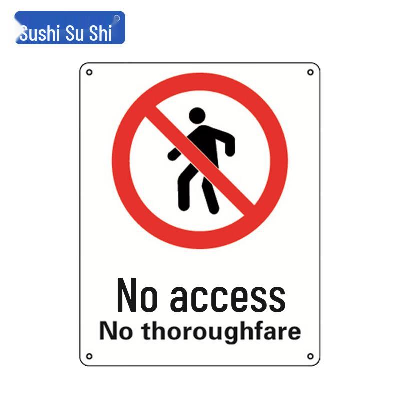 Prohibition Safety Warning Signs