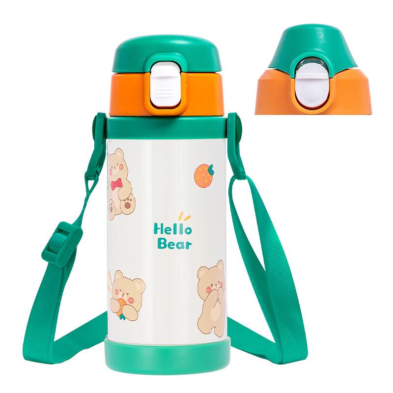 Dileber 350ML 316 Stainless Steel Insulated Straw Bottle