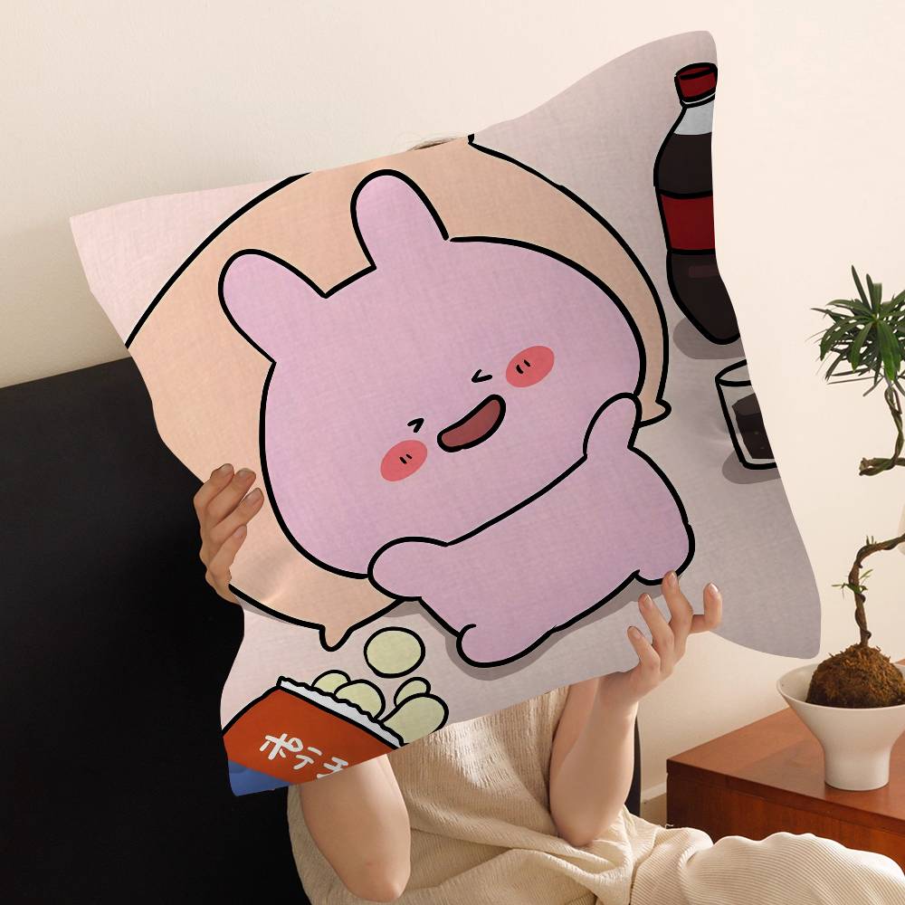 A-Asamimichan Cushion Cover Car Throw Pillow Case For Sofa Car Christmas Gift 40x40cm 45x45cm