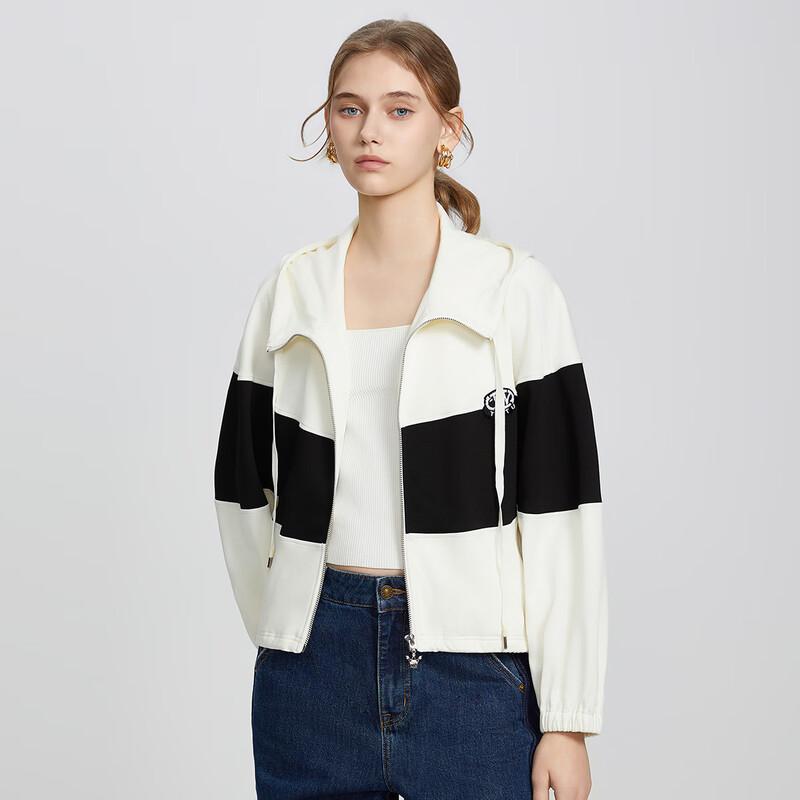 TATO Women's Striped Hooded Sweatshirt