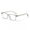 New Ultra Light TR90 Square Anti Blue Light Glasses High-end Simplicity Comfortable Business Men and Women Plain Eyeglasses
