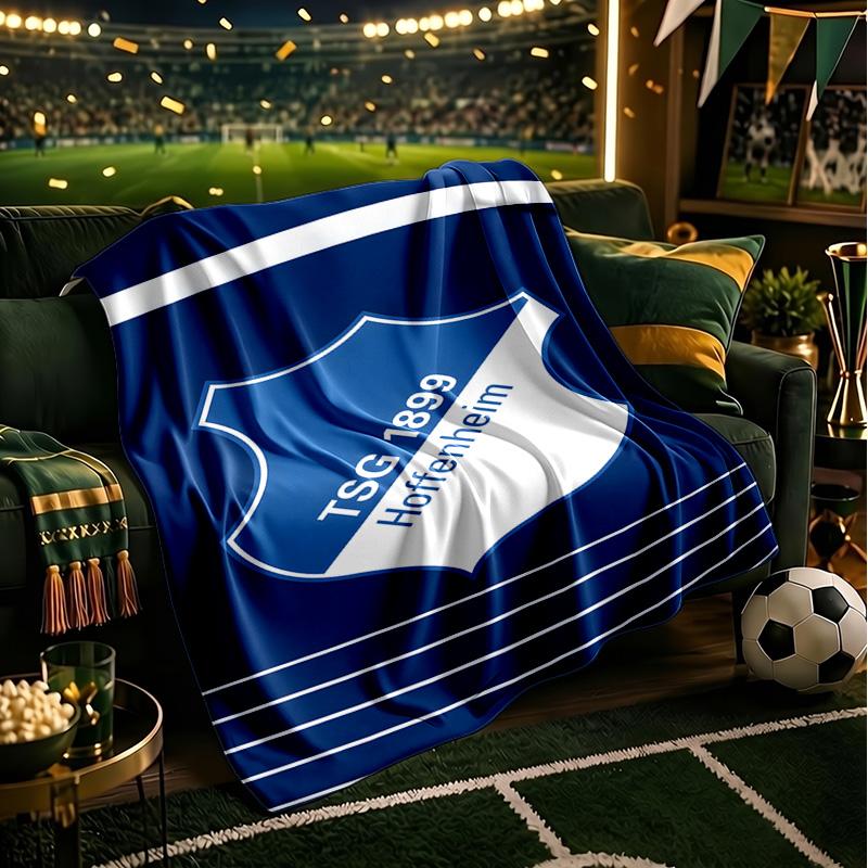 Hoffen-heim Crest Blanket Lightweight Ideal Bedding Blanket Perfect for Travel, Camping, Living Rooms, Offices, Sofas, Fan Christmas Gift