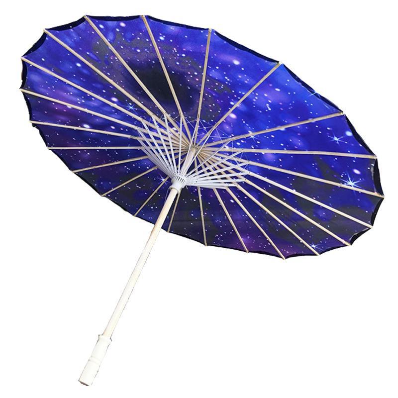 Traditional Hanfu Umbrella with Tassels for Women's Costumes and Children's Photoshoots