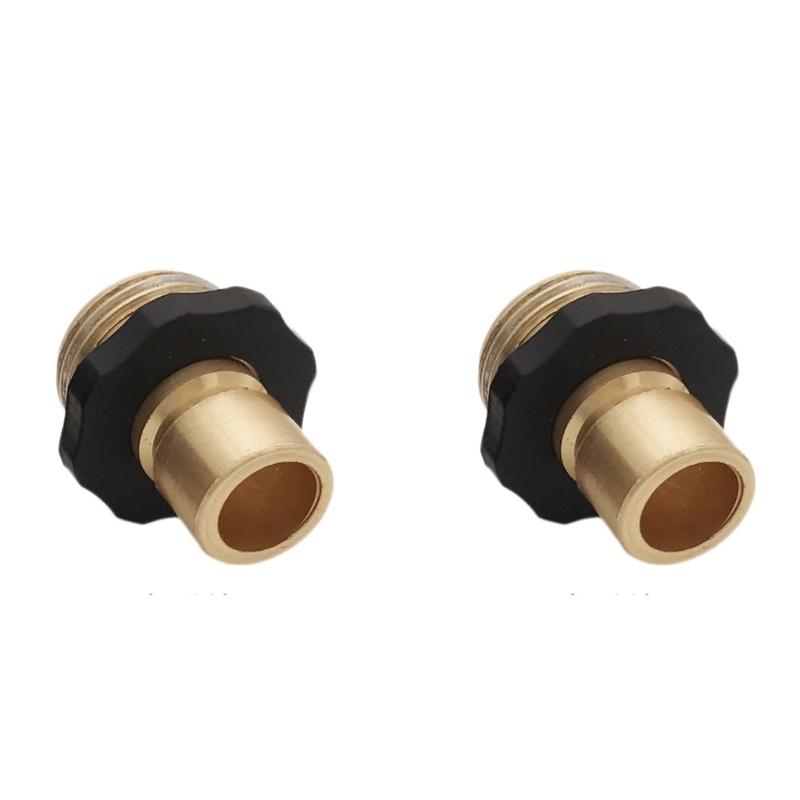 

Pack of 2 3/4inch Garden Hose Connector Thread Prevent Water Loss Easy Hand Installation for Pressure Washer Accessories