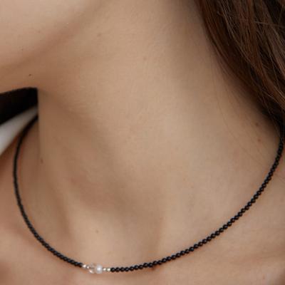 Primaute Clear&Pearl Biz Necklace