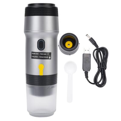 Portable Coffee Maker 304 Stainless Steel Automatic Small Capsule Coffee Maker for Outdoor Car