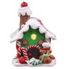 Resin Christmas Pendant LED Light Cottage House Gift Rustic Village for Indoor