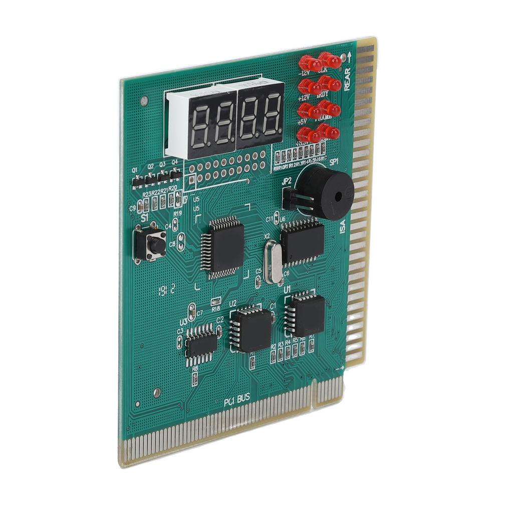 PC Diagnostic Card 4 Digit Standard PCI ISA Port Dual POST Code Display Desktop Diagnostic Card for PC Mother Board