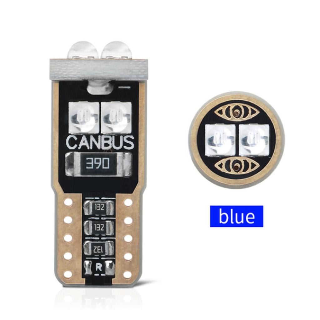 T10 3030 LED 6SMD Non-Polar High-Brightness Light for Parking, Reading, and License Plates.