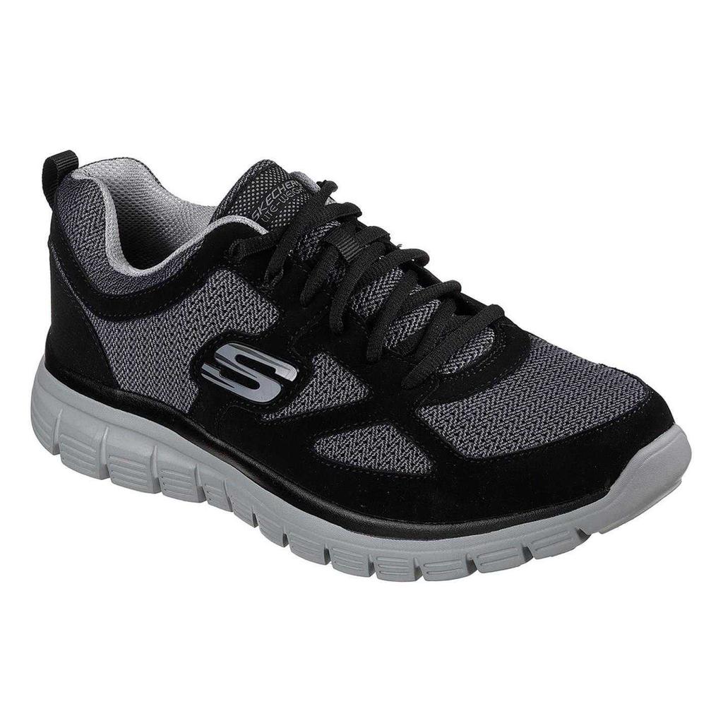 Skechers Mens Burns Agoura Trubuck Leather Trainers