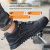 Oulylan Are Breathable in All Seasons Anti-smashing Anti-piercing Ladle Wear-resistant Safety Shoes Men's Labor Insurance Shoes