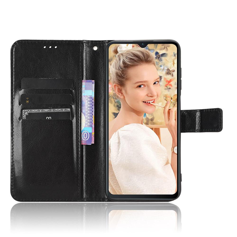 Für Oukitel C32 Brieftaschen-Hülle mit Ständer & Kartenfächern – Stoßfest, Staubdicht, Business Heavy Duty Klapp-Lederhülle