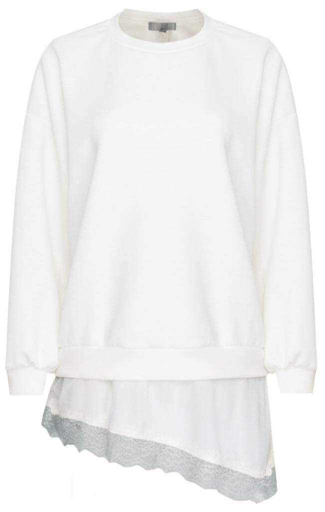 Fashion - Women' Blouse with Petticoat - Id8856 White One Size