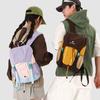 Zaino scolastico da viaggio all'aperto zaino da donna 1011 nuovo colore a contrasto versatile zaino da trekking leggero impermeabile uomo
