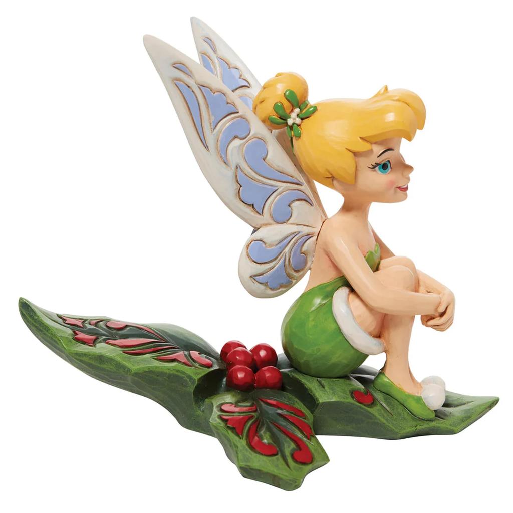 Enesco Tinkerbell auf Stechpalme x H13 x T16cm DTR6010874 Statue/Figur "Disney Traditions" B9.5
