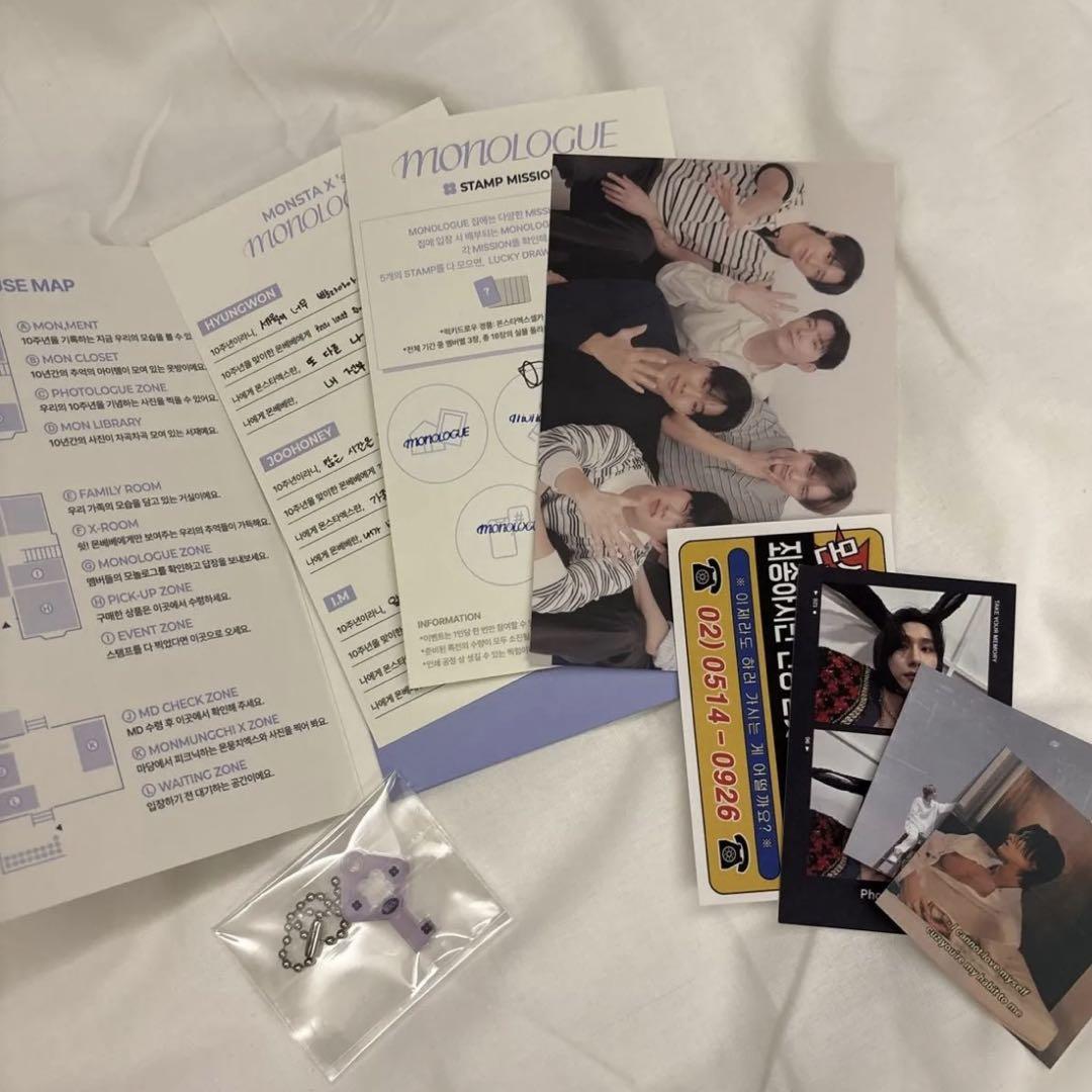 

[USED] Monstax 10th Anniversary Pop-Up Admission Bonus Keychain IM Changkyun