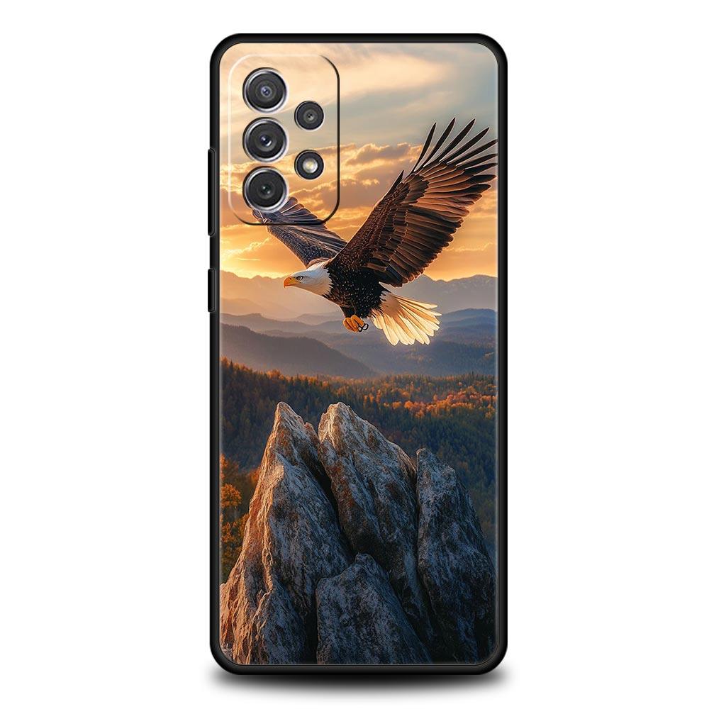 Eagle Phone Case For Samsung Galaxy A17 A07 A55 A35 A25 A15 A05s A33 5G A31 A23 A21s A13 A41 A73 A53 A51 A71 A03s S10 Plus Cover