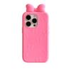 Cute 3D Cartoon Bowknot Phone Case For iPhone 16 15 14 13 12 Pro Max Fashion Shock Proof Soft Silicone Back Cover Capas