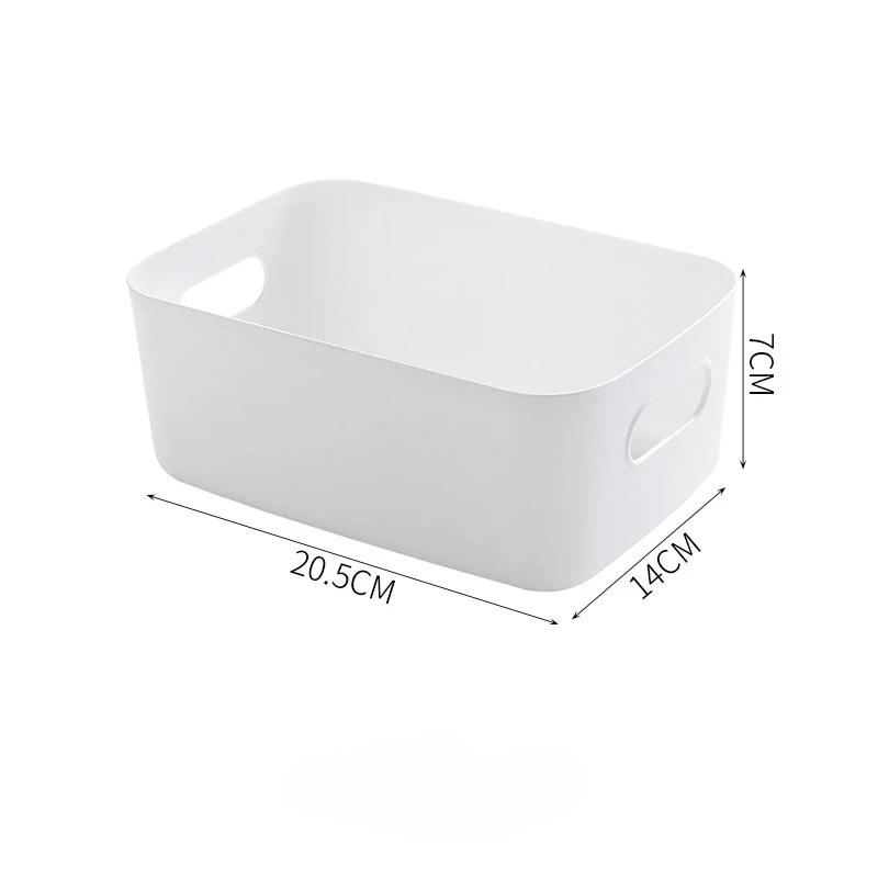 3 шт Простая настольная коробка для хранения косметики многоцелевая корзина для хранения нижнего белья органайзер для кухонного шкафа в ванной комнате 3pcs 1709₽