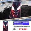 Venom Car Stickers Auto B-pillar Car Center Column Decoration Cover Scratches Waterproof Sunscreen Vinyl Decals Accessories