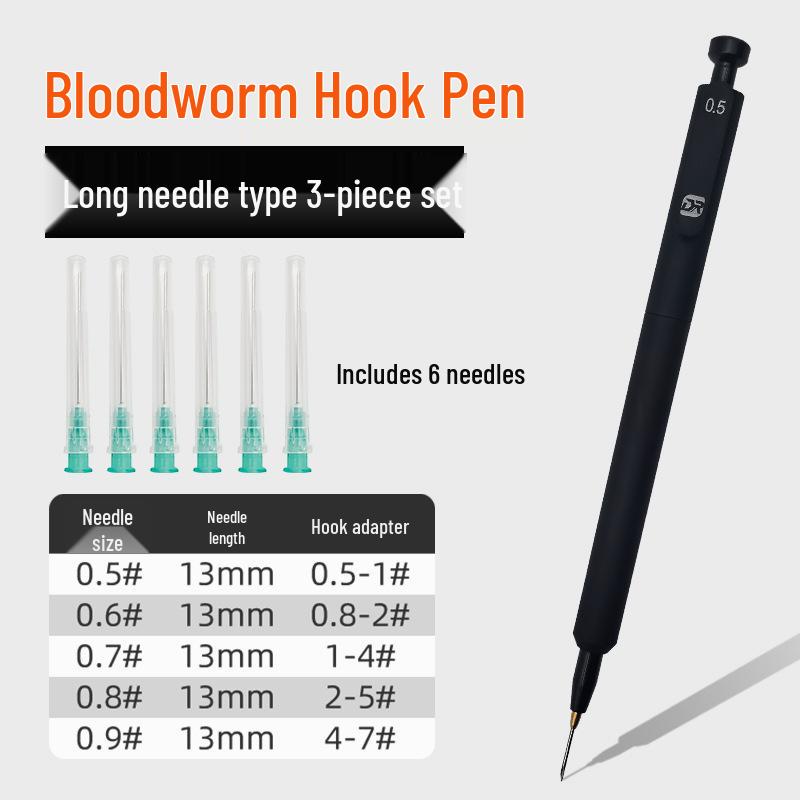 Automatic Multi-functional Red Worm Bait Clip & Hook Tying Tool