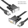 50cm To 300cm RJ45 To DB9 Serial Port Adapter Cord 8P8C Male To DB9 RS232 Male/Female Interfaces Extension Wire Line