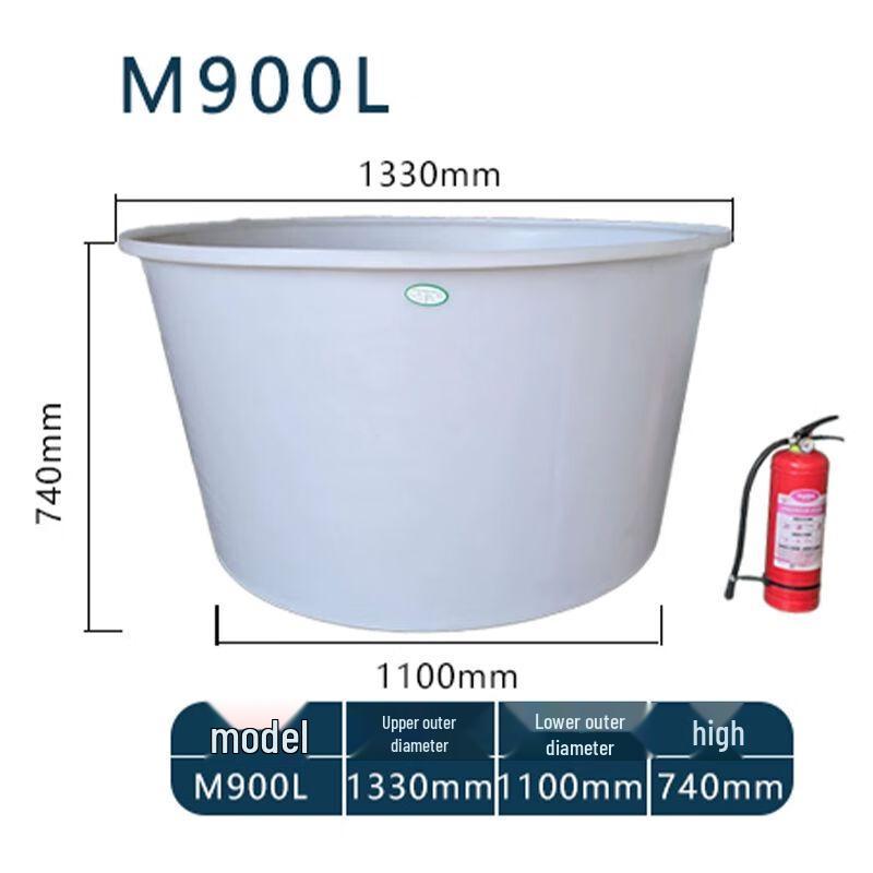 Heavy-Duty Food-Grade Plastic Round Storage Bucket