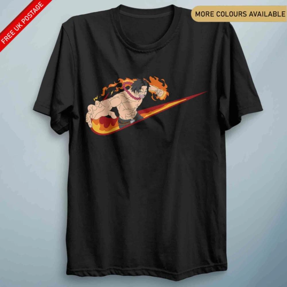 Ace Shirt Anime Piece Anime TShirt Fire Fist Tick Unisexga T Shirt Anime Gifts S