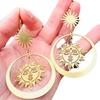 Bohemian Celestial Sun Goddess Earrings