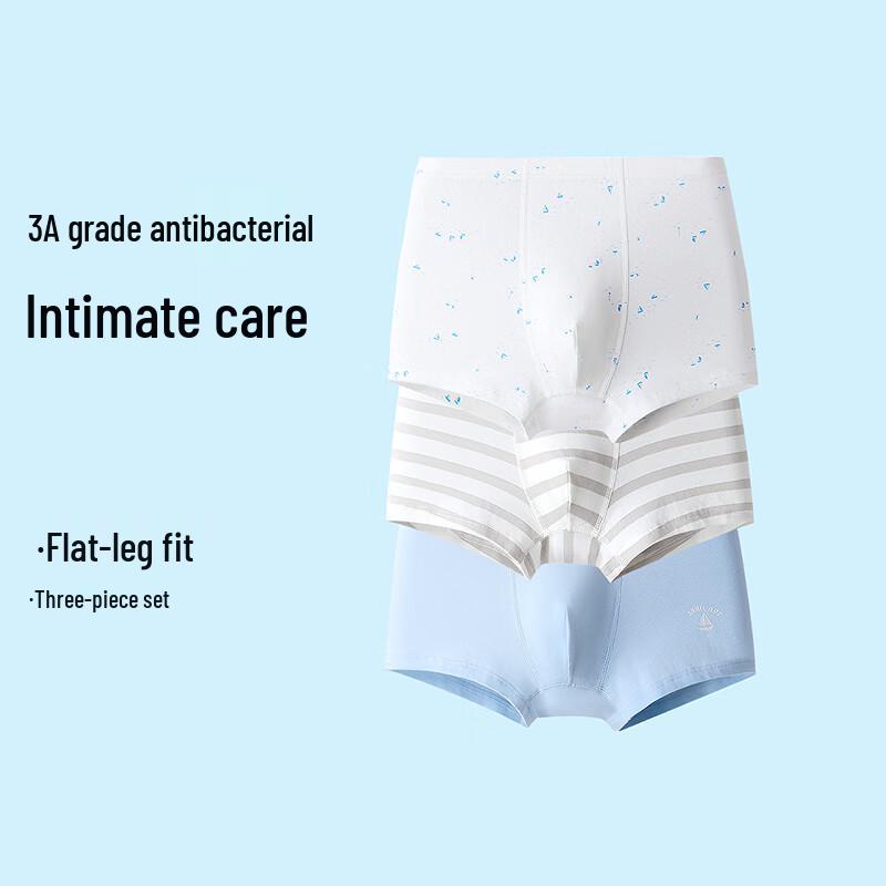 

Annil Boys 3-Piece Antibacterial Boxer Briefs 140cm