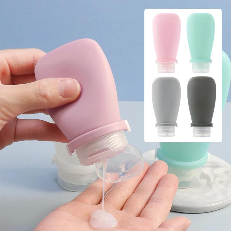 Soft Silicone Travel Bottles 30/60/90ml Empty Squeeze Tubes For Lotion Leakproof Skin Care Products Container Travel Accessories