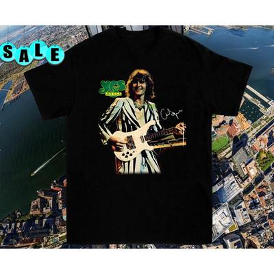 Chris Squire Signature T Shirt Black Size S 4XL  CG2398