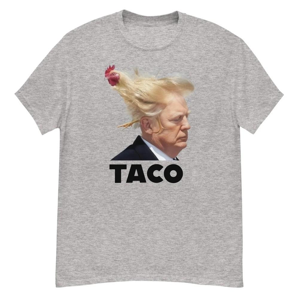 TACO Trump Always Chickens Out Meme Funny T-Shirt Unisex T-Shirt XXXXL