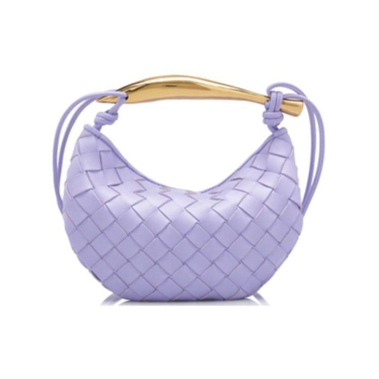 

Bottega Veneta Shoulder Crossbody Handbag With Gold Hardware In Lambskin Women Handbags Purple 744267VCPP15327 Shopping Bag Set(Basic Set+Shopping Bag)