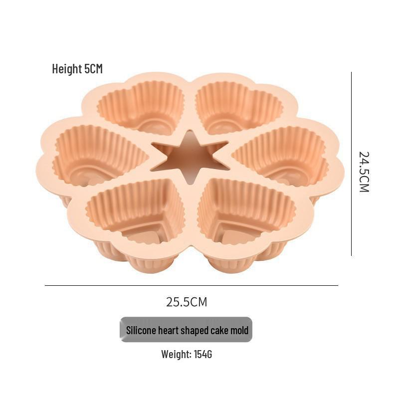 High-Temperature Resistant Silicone Cake Mold for DIY Baking and Steaming