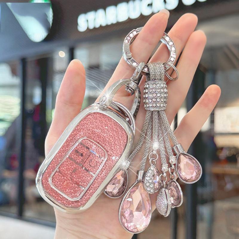 Car New Fashion for Honda CRV Civic Accord Pilot Civic 11th 4 Button Remote Key Case Cover Fob Keychain Accessories