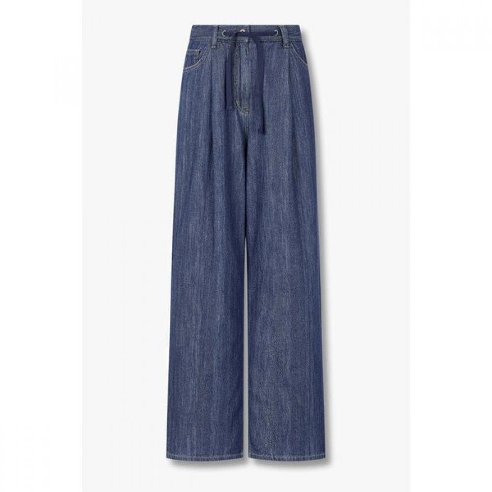 Studio Tomboy String Banding Denim Pants 9175362972 indigo (55)/ONESIZE