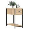 Nightstands (2 Pcs) Sonoma Oak Finish 30 X 60 X 60 Cm Particleboard