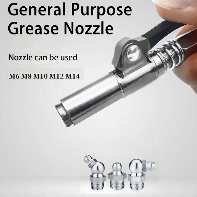 Grease Fitting Tool Gear Type Grease Coupler Lock Six Disc Lock Plate 10000PSI Grease Equipment Quick Lock And Release
