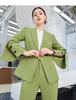 Women's Elegant Autumn/Winter Two-Piece Suit Set: Goddess Style Host with Wide-Leg Pants